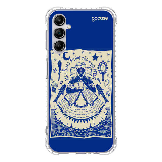 Capinha para celular  Iemanjá - Odoiya - Azul