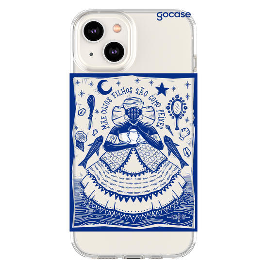 Capinha para celular  Iemanjá - Odoiya - Creme