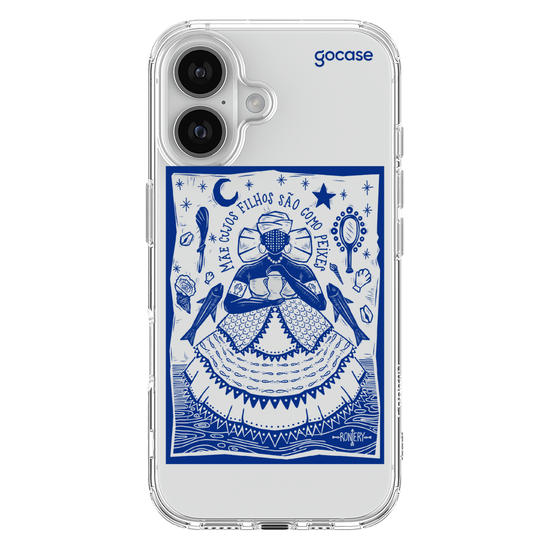 Capinha para celular  Iemanjá - Odoiya - Creme