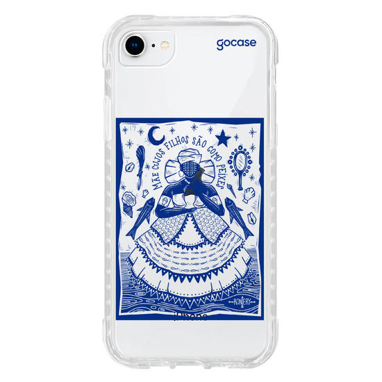 Capinha para celular  Iemanjá - Odoiya - Creme