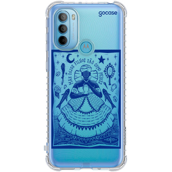 Capinha para celular  Iemanjá - Odoiya - Creme