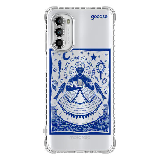 Capinha para celular  Iemanjá - Odoiya - Creme
