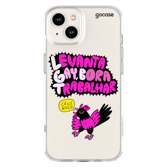 Capinha para celular  Pride - Levanta Gay, Bora Trabalhar