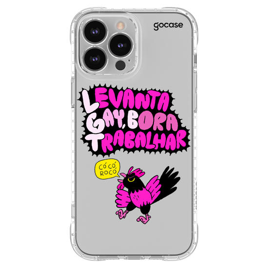 Capinha para celular  Pride - Levanta Gay, Bora Trabalhar