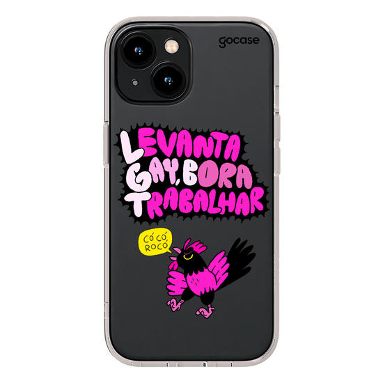 Capinha para celular  Pride - Levanta Gay, Bora Trabalhar