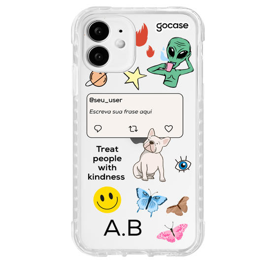 Capinha para celular No Bad Days - by Marina Marques