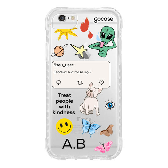Capinha para celular No Bad Days - by Marina Marques