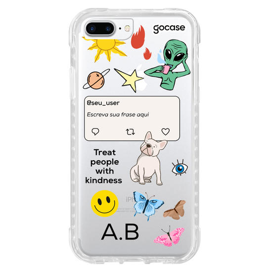 Capinha para celular No Bad Days - by Marina Marques