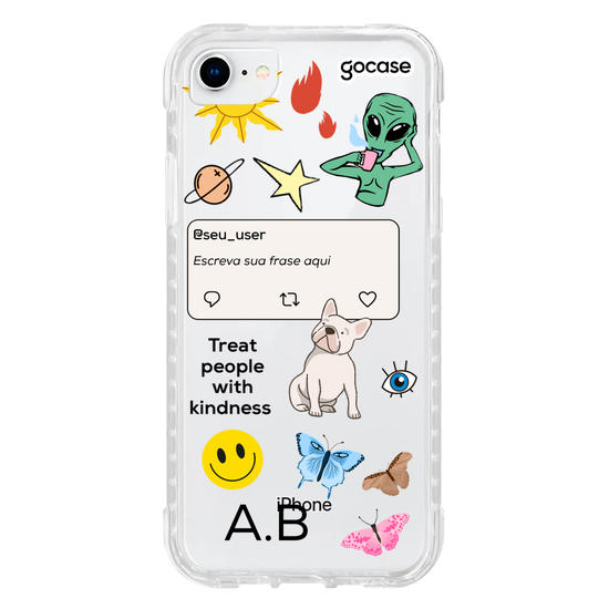 Capinha para celular No Bad Days - by Marina Marques