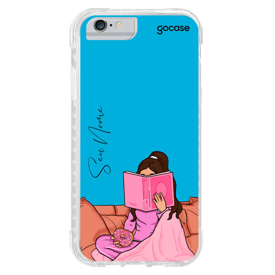 Capinha para celular Reading Donuts - by Yasmin Athaydes