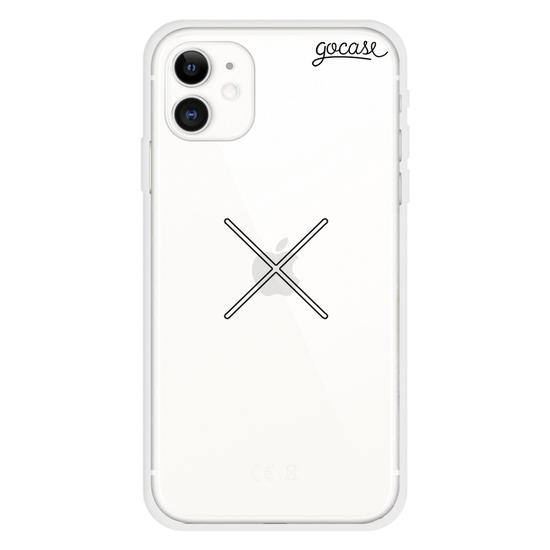 Crossed Initials Phone Case