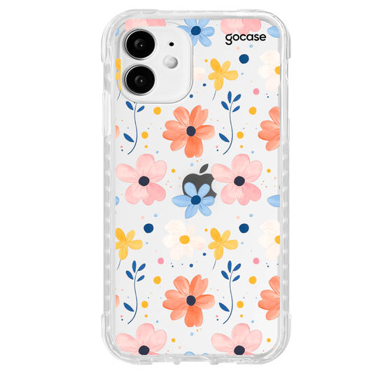 Capinha para celular Iniciais Cute Flowers