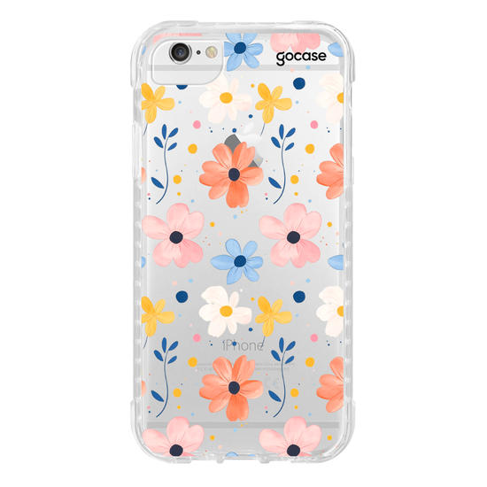 Capinha para celular Iniciais Cute Flowers
