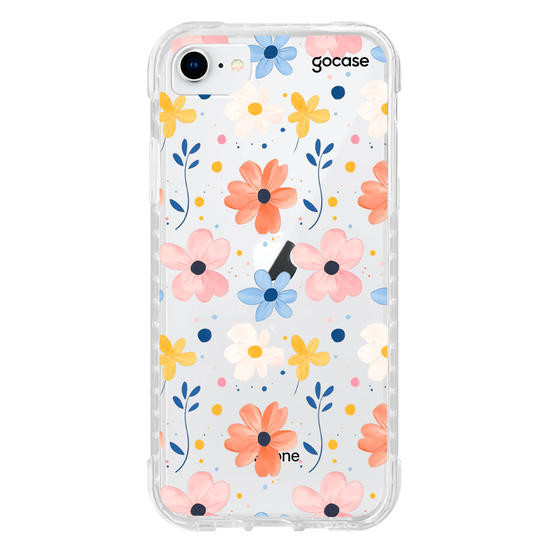 Capinha para celular Iniciais Cute Flowers