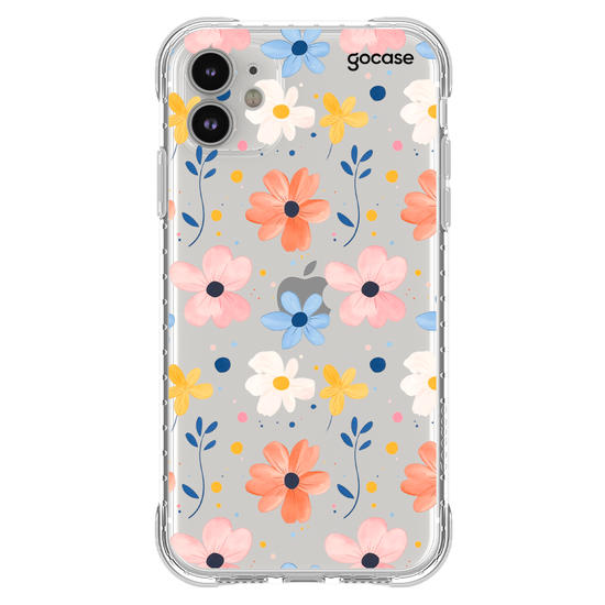 Capinha para celular Iniciais Cute Flowers
