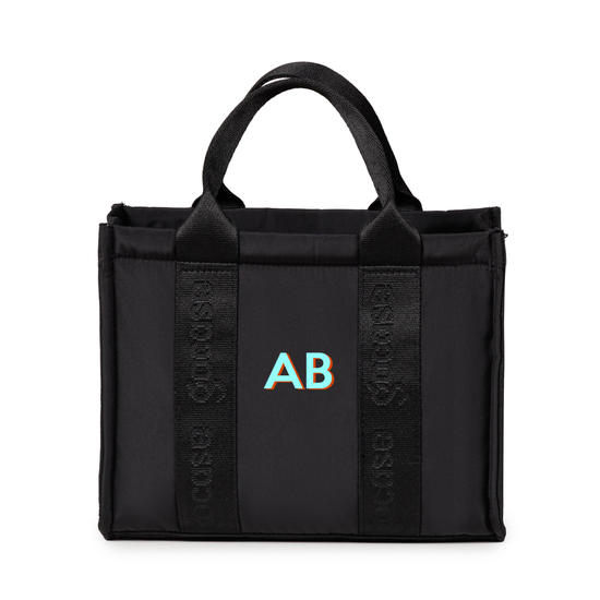 Tote Pop -  Iniciais Drop Shadow Azul