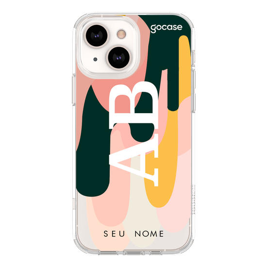 Capinha para celular Iniciais e Cores