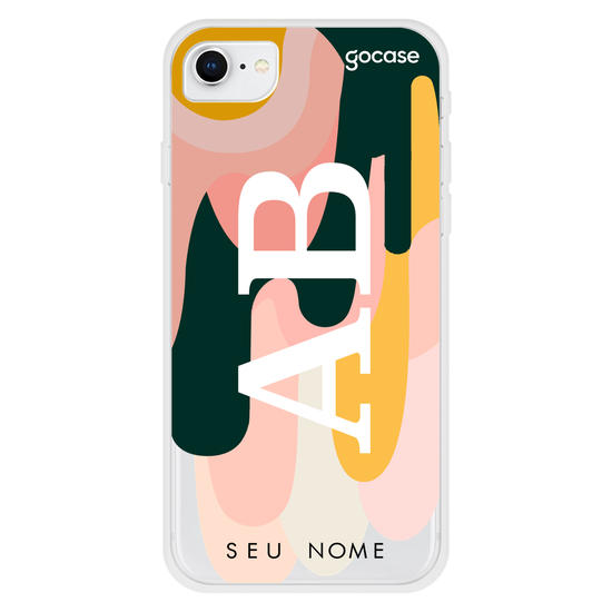 Capinha para celular Iniciais e Cores