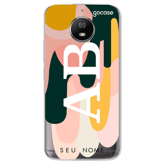 Capinha para celular Iniciais e Cores