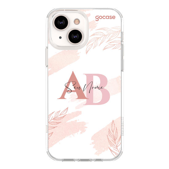 Capinha para celular Inicial Elegant Rosé
