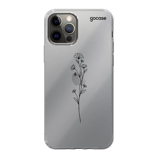 Initials in Flowers Phone Case