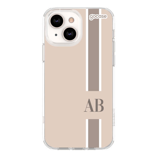 Capinha para celular Iniciais Com Faixa