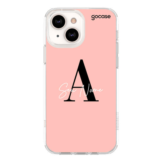 Capinha para celular Iniciais Fancy Rosê