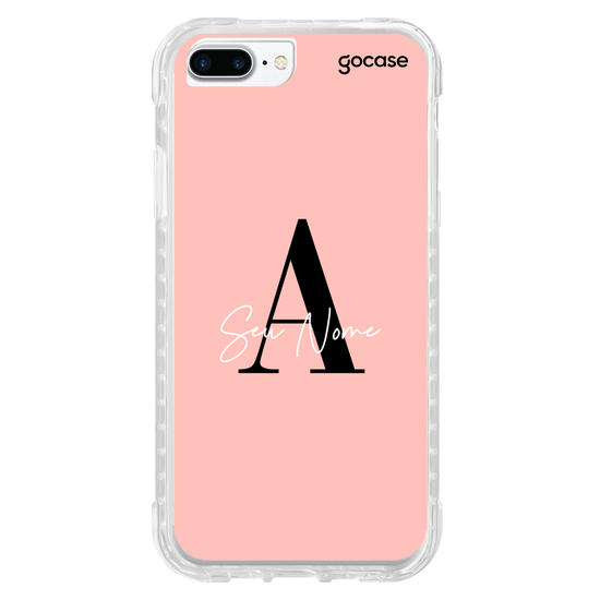 Capinha para celular Iniciais Fancy Rosê