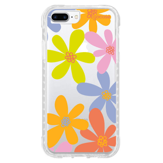 Capinha para celular  Iniciais Flower Pop 