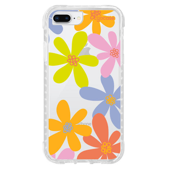 Capinha para celular  Iniciais Flower Pop 