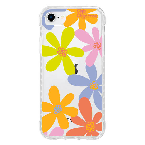 Capinha para celular  Iniciais Flower Pop 