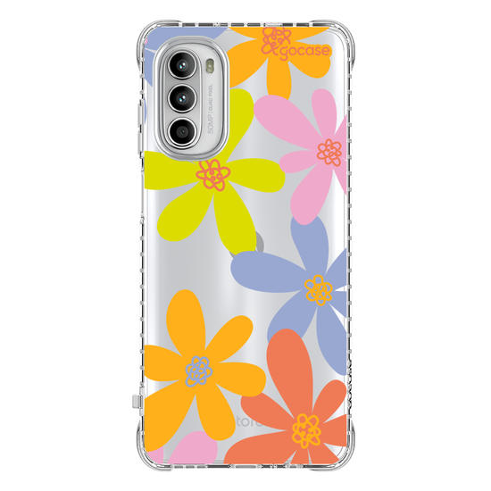 Capinha para celular  Iniciais Flower Pop 