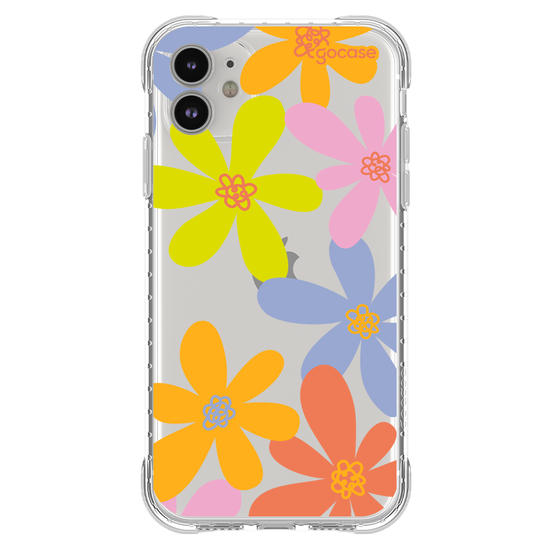 Capinha para celular  Iniciais Flower Pop 