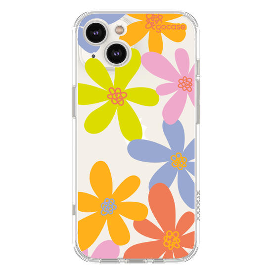 Capinha para celular  Iniciais Flower Pop 