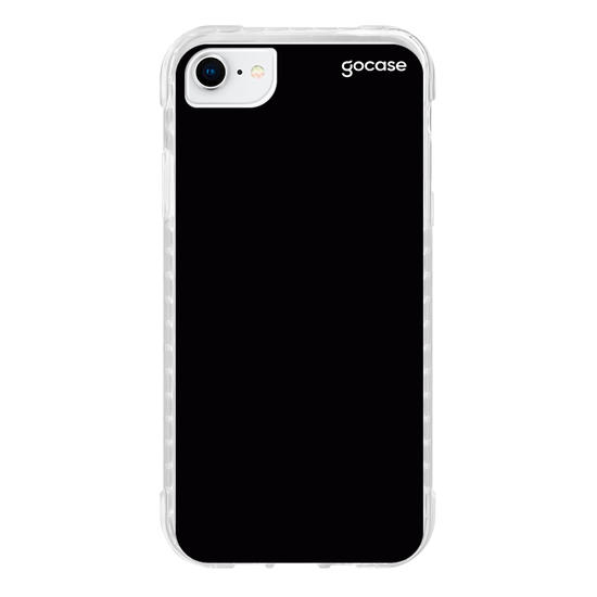 Capinha para celular Iniciais Girassóis Black
