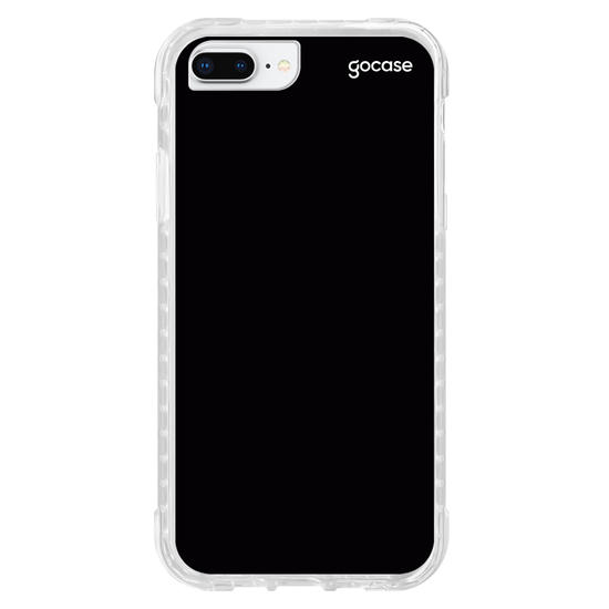 Capinha para celular Iniciais Girassóis Black