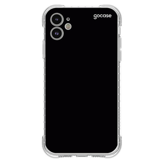 Capinha para celular Iniciais Girassóis Black