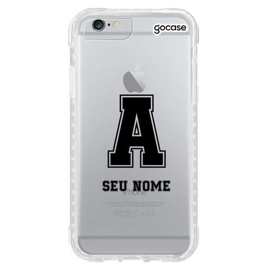 Capinha para celular Iniciais Masculinas - Futebol