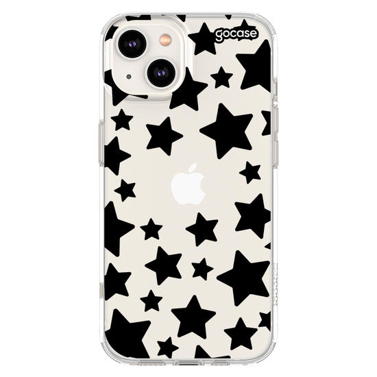 Capinha para celular Iniciais Mini Stars Pattern