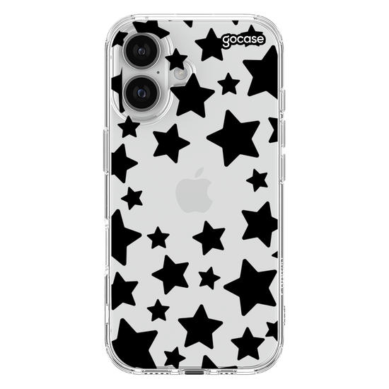 Capinha para celular Iniciais Mini Stars Pattern