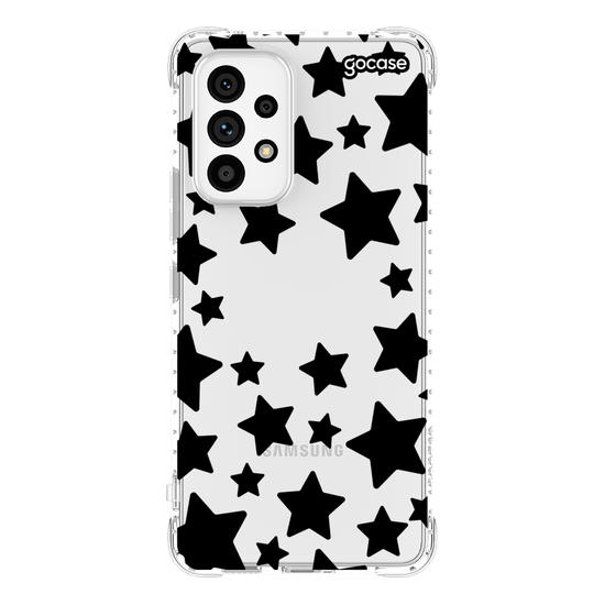 Capinha para celular Iniciais Mini Stars Pattern