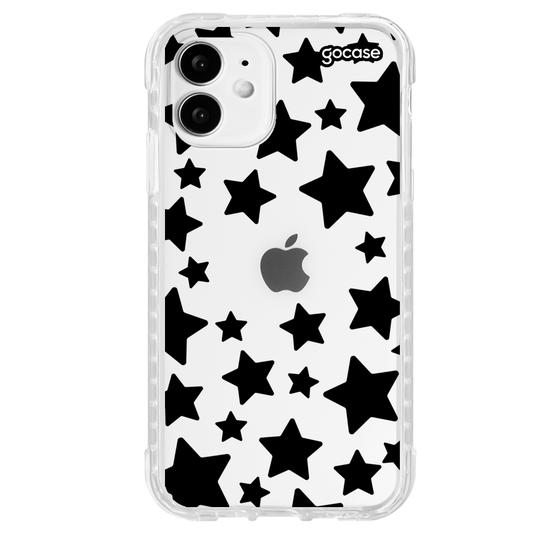 Capinha para celular Iniciais Mini Stars Pattern