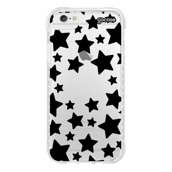 Capinha para celular Iniciais Mini Stars Pattern