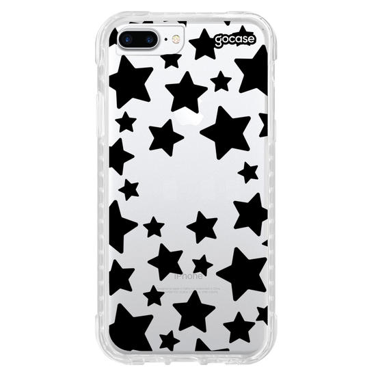Capinha para celular Iniciais Mini Stars Pattern