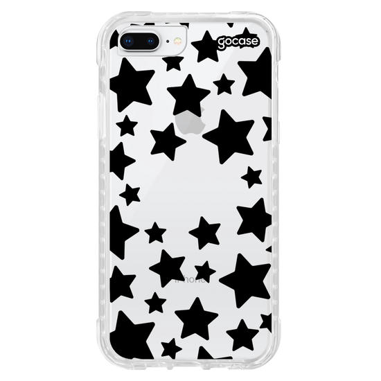 Capinha para celular Iniciais Mini Stars Pattern