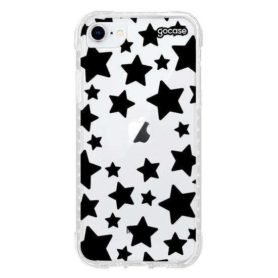 Capinha para celular Iniciais Mini Stars Pattern