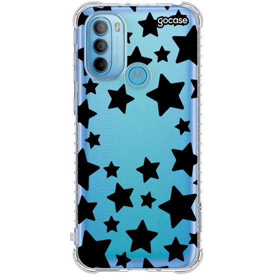Capinha para celular Iniciais Mini Stars Pattern