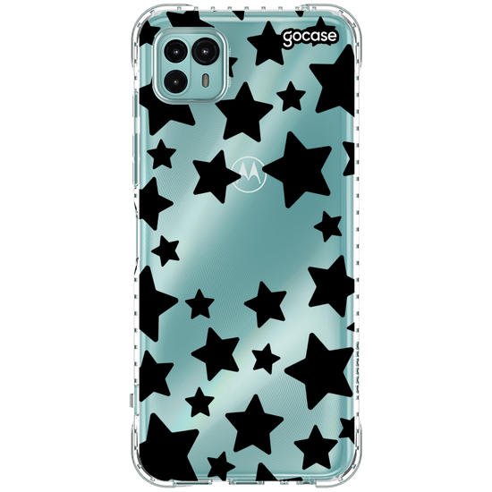 Capinha para celular Iniciais Mini Stars Pattern