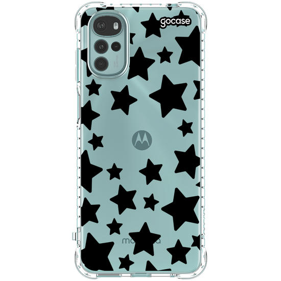 Capinha para celular Iniciais Mini Stars Pattern