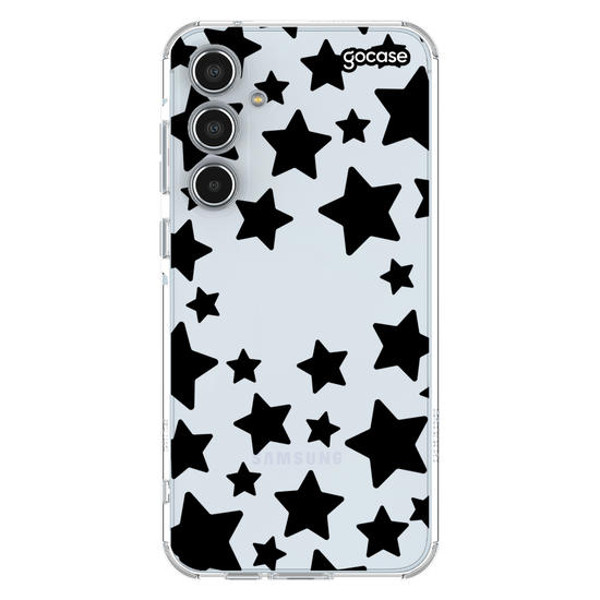 Capinha para celular Iniciais Mini Stars Pattern